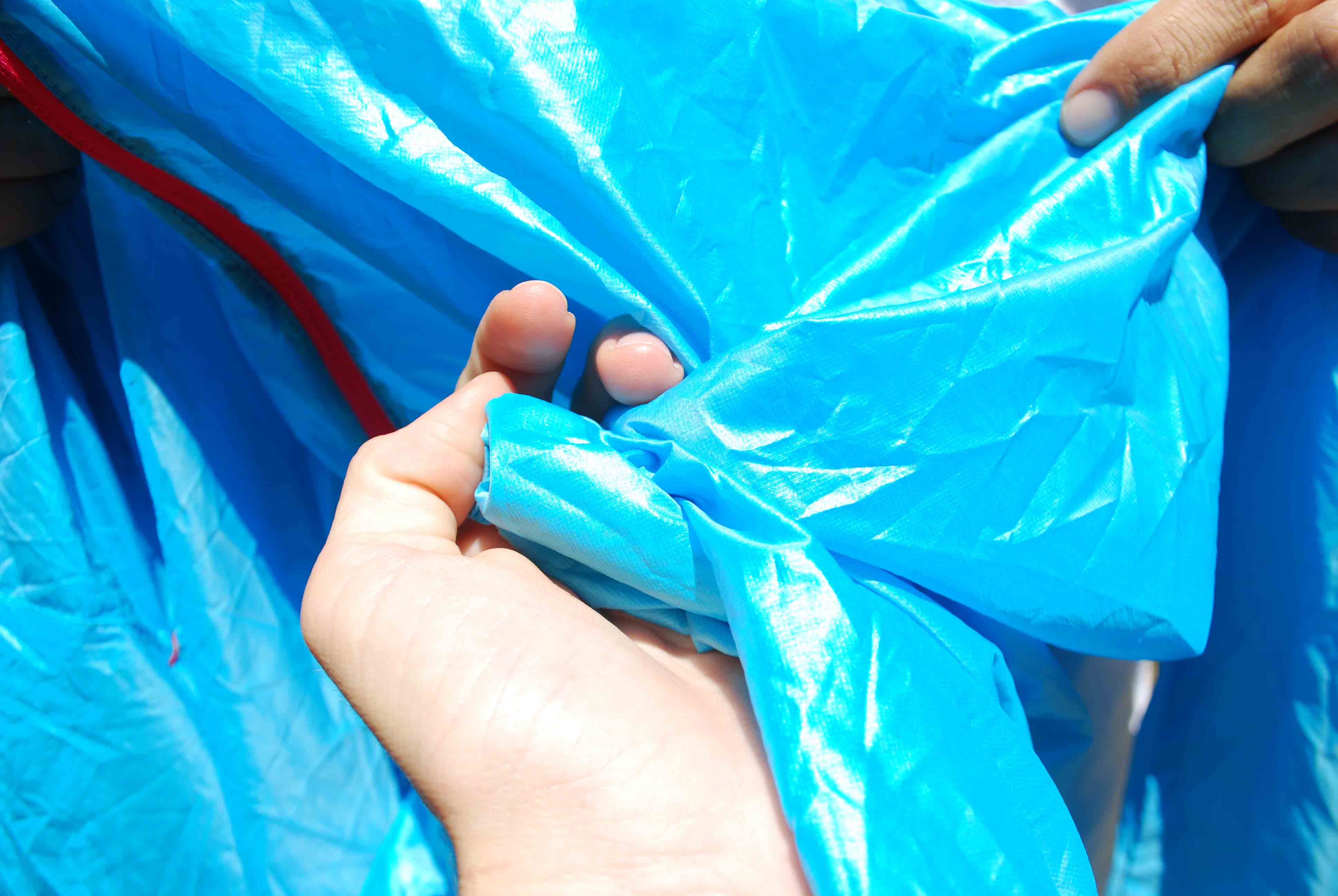 Las fibras en la ropa de trail running
